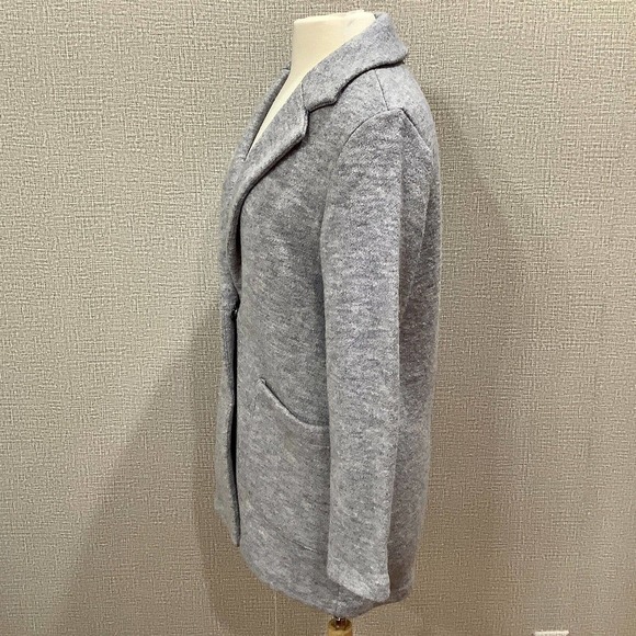 Nanette Lepore Wool Blend Coat Mid-length Fits size S Grey NWT - Picture 2 of 8